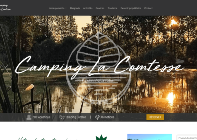 Camping La Comtesse – Refonte WordPress
